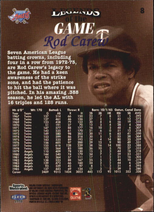 1998 Sports Illustrated Then and Now (Fleer) Baseball "Main Set" Cards - Picture 17 of 303