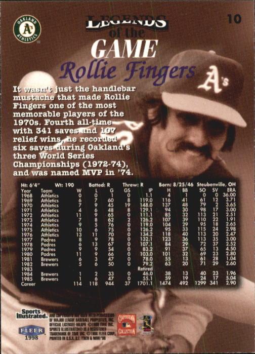 1998 Sports Illustrated Then and Now (Fleer) Baseball "Main Set" Cards - Picture 19 of 303