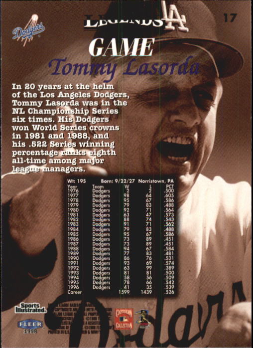 1998 Sports Illustrated Then and Now (Fleer) Baseball "Main Set" Cards - Picture 35 of 303