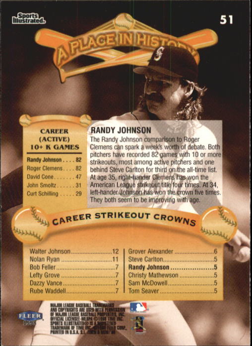 1998 Sports Illustrated Then and Now (Fleer) Baseball "Main Set" Cards - Picture 103 of 303