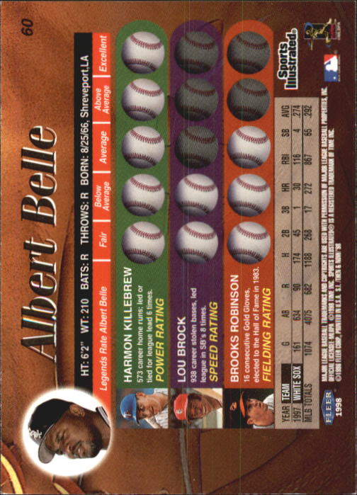 1998 Sports Illustrated Then and Now (Fleer) Baseball "Main Set" Cards - Picture 121 of 303
