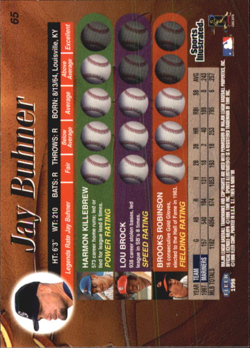 1998 Sports Illustrated Then and Now (Fleer) Baseball "Main Set" Cards - Picture 131 of 303