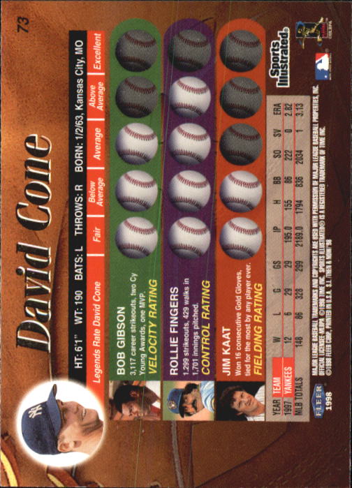 1998 Sports Illustrated Then and Now (Fleer) Baseball "Main Set" Cards - Picture 147 of 303