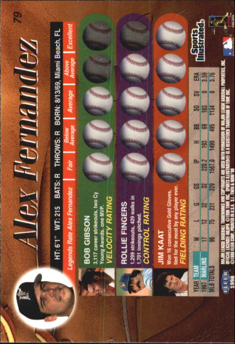1998 Sports Illustrated Then and Now (Fleer) Baseball "Main Set" Cards - Picture 159 of 303