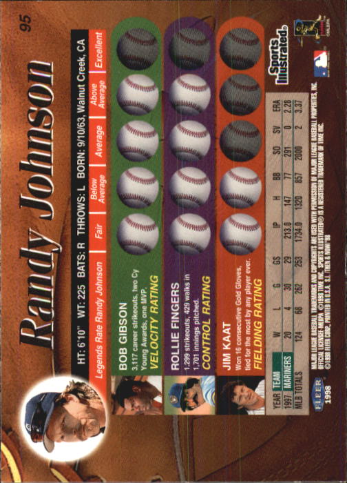 1998 Sports Illustrated Then and Now (Fleer) Baseball "Main Set" Cards - Picture 191 of 303