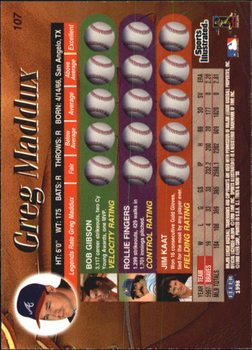 1998 Sports Illustrated Then and Now (Fleer) Baseball "Main Set" Cards - Picture 215 of 303