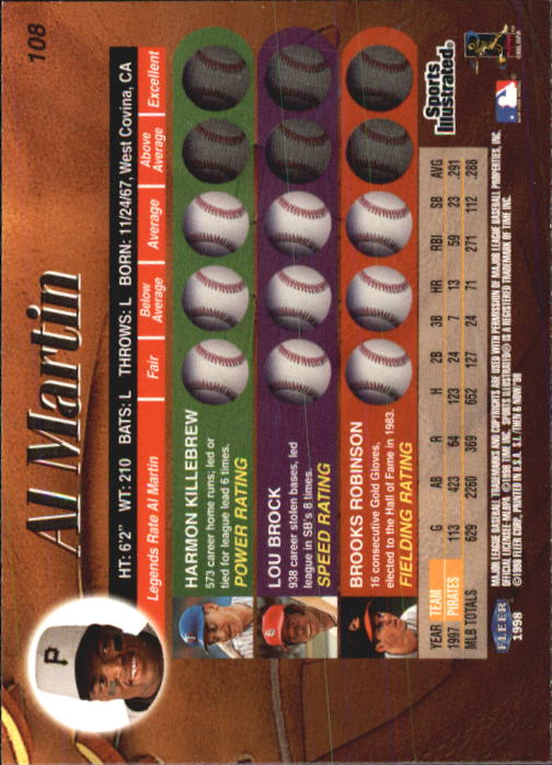 1998 Sports Illustrated Then and Now (Fleer) Baseball "Main Set" Cards - Picture 217 of 303