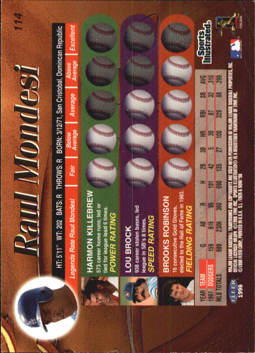 1998 Sports Illustrated Then and Now (Fleer) Baseball "Main Set" Cards - Picture 229 of 303