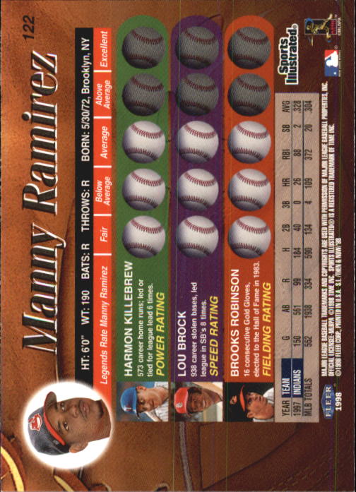 1998 Sports Illustrated Then and Now (Fleer) Baseball "Main Set" Cards - Picture 245 of 303