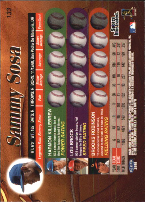 1998 Sports Illustrated Then and Now (Fleer) Baseball "Main Set" Cards - Picture 267 of 303