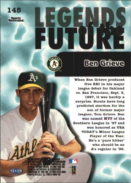 1998 Sports Illustrated Then and Now (Fleer) Baseball "Main Set" Cards - Picture 291 of 303