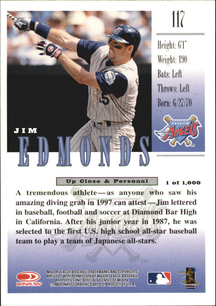 Tarjetas paralelas de béisbol de estudio 1998 "pruebas de prensa doradas/plateadas" - Imagen 13 de 17