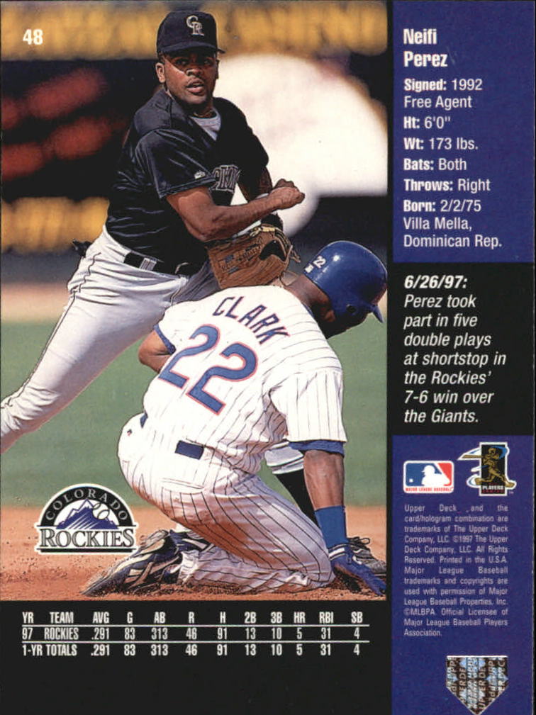 1998 Upper Deck Special F/X Baseball Card Pick - Picture 82 of 254