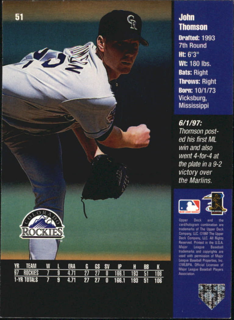 1998 Upper Deck Special F/X Baseball Card Pick - Picture 88 of 254