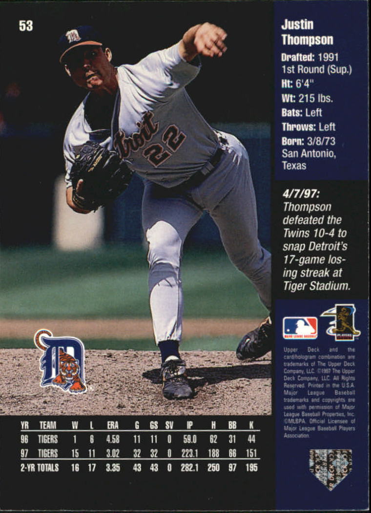 1998 Upper Deck Special F/X Baseball Card Pick - Picture 92 of 254