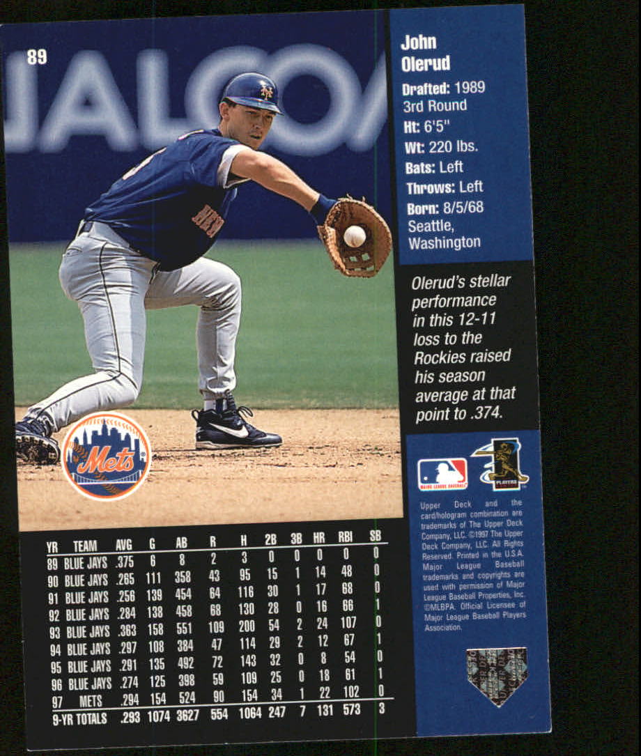 1998 Upper Deck Special F/X Baseball Card Pick - Picture 162 of 254