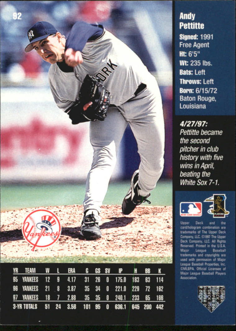 1998 Upper Deck Special F/X Baseball Card Pick - Picture 164 of 254