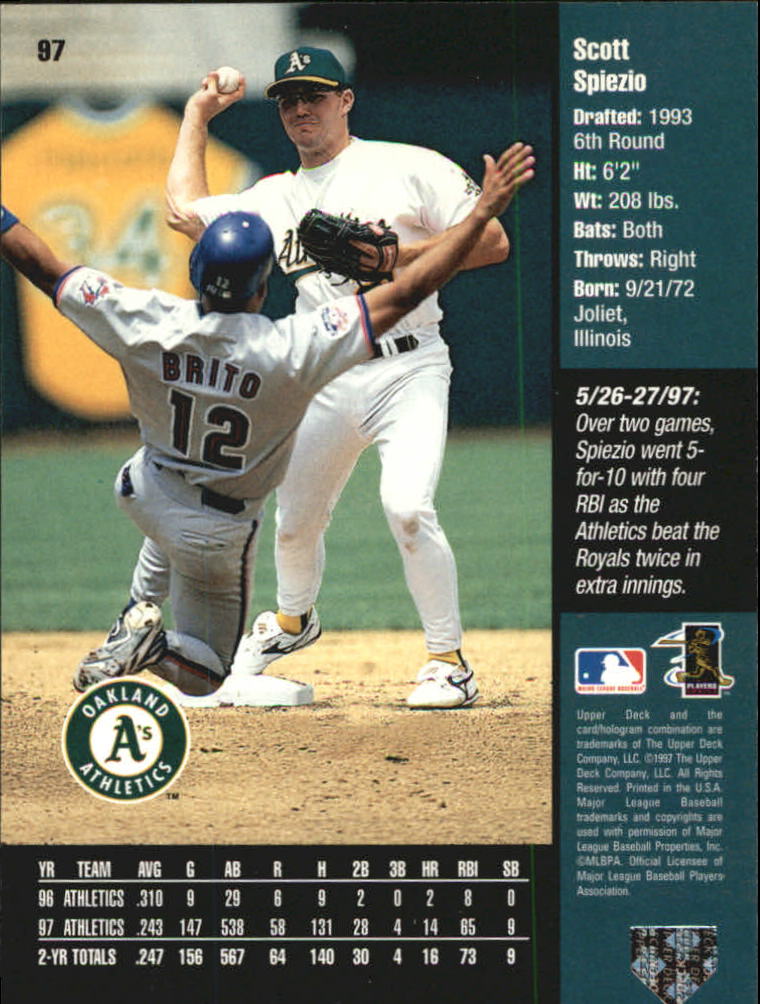 1998 Upper Deck Special F/X Baseball Card Pick - Picture 168 of 254