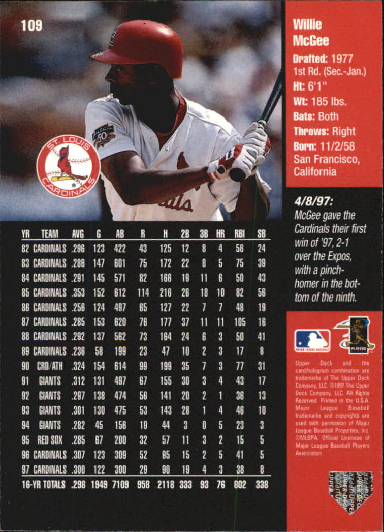 1998 Upper Deck Special F/X Baseball Card Pick - Picture 190 of 254