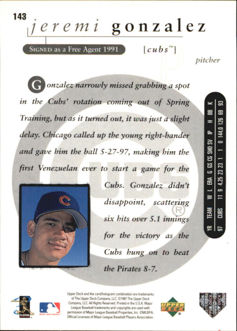 1998 Upper Deck Special F/X Baseball Card Pick - Picture 244 of 254