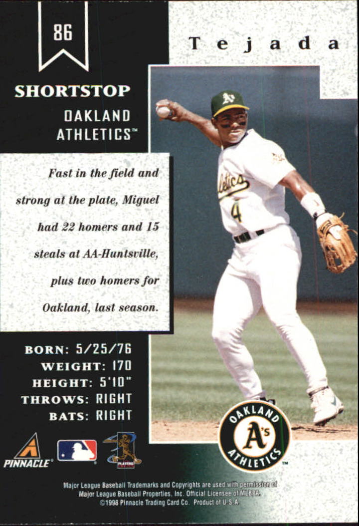 A9206- 1998 Zenith Baseball Card #s 1-100 +Inserts -You Pick- 15+