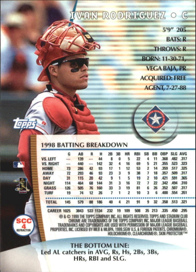 1999 Stadium Club Baseball Part 3 Insert and Parallel Cards - Picture 29 of 85