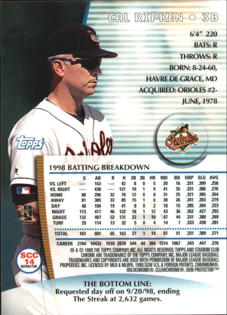 1999 Stadium Club Baseball Part 3 Insert and Parallel Cards - Picture 31 of 85