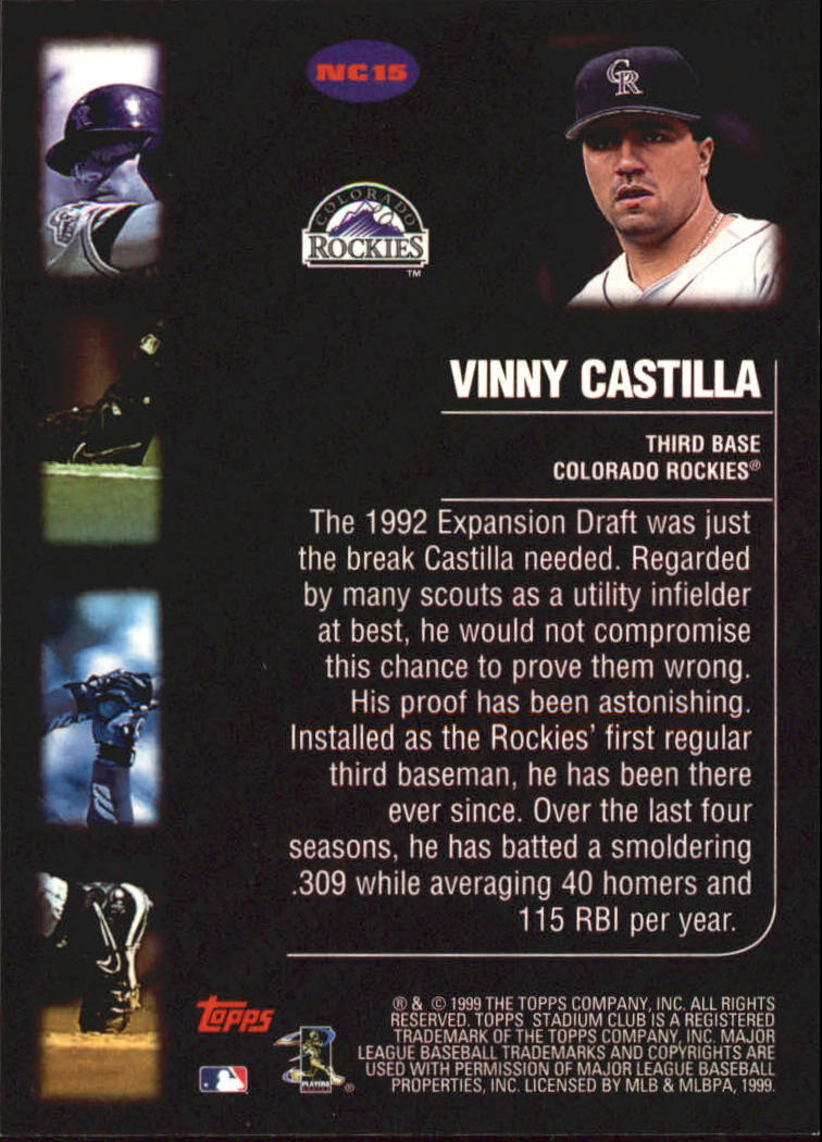 1999 Stadium Club Baseball Part 3 Insert and Parallel Cards - Picture 51 of 85