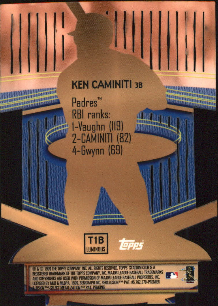 1999 Stadium Club Baseball Part 3 Insert and Parallel Cards - Picture 65 of 85
