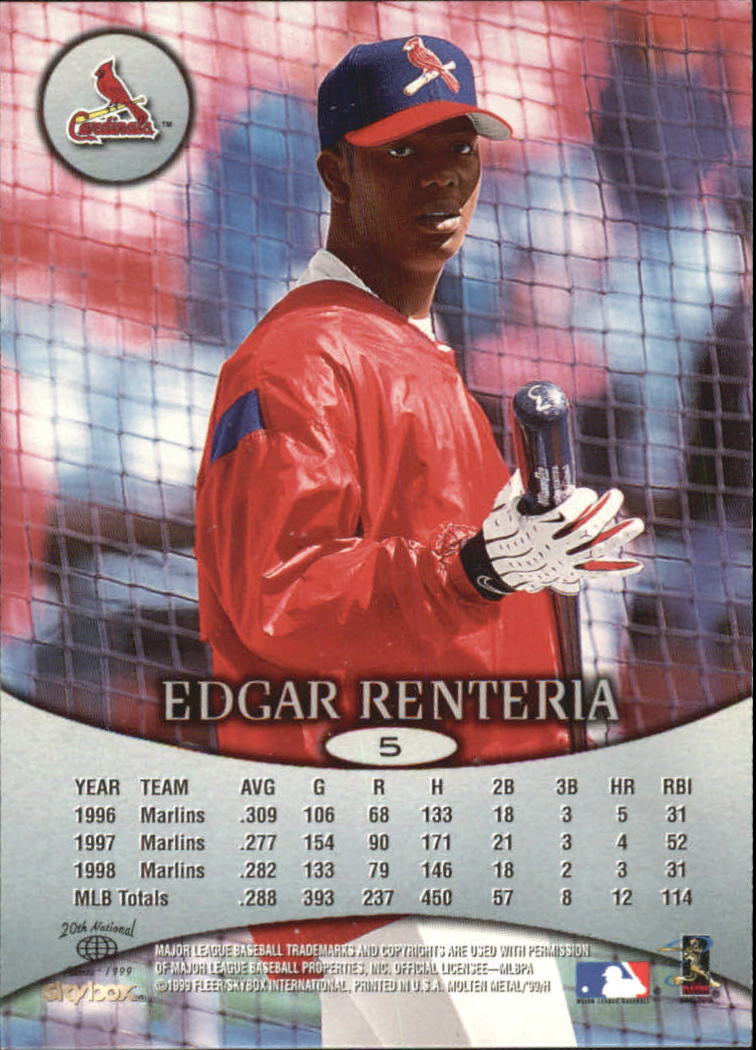 1999 Skybox Molten Metal Baseball "Main Set" Cards - Picture 9 of 215