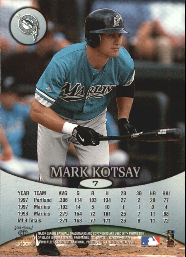 1999 Skybox Molten Metal Baseball "Main Set" Cards - Picture 13 of 215