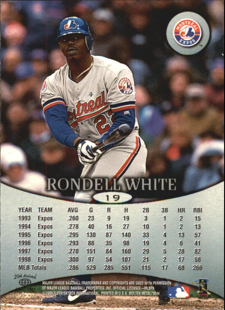 1999 Skybox Molten Metal Baseball "Main Set" Cards - Picture 31 of 215