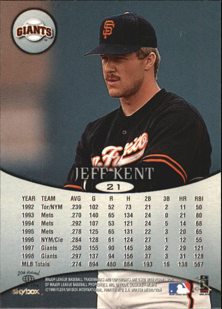 1999 Skybox Molten Metal Baseball "Main Set" Cards - Picture 33 of 215