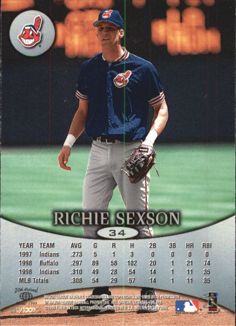 1999 Skybox Molten Metal Baseball "Main Set" Cards - Picture 51 of 215