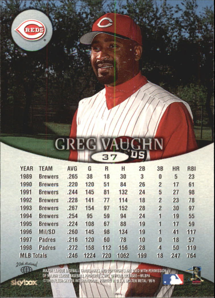 1999 Skybox Molten Metal Baseball "Main Set" Cards - Picture 57 of 215