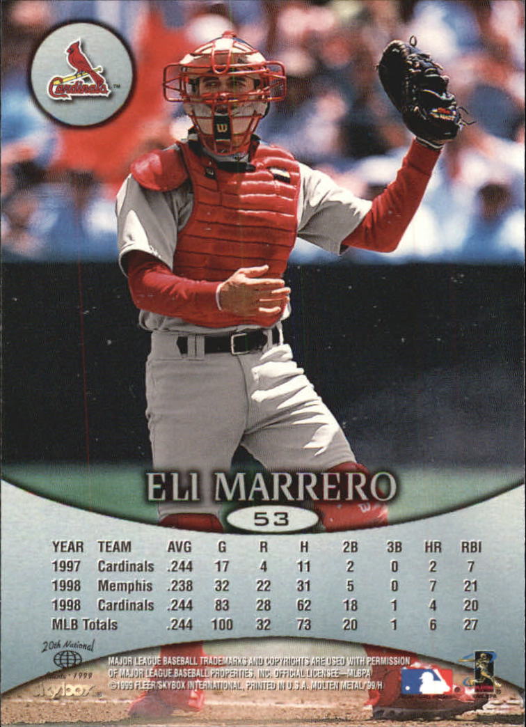 1999 Skybox Molten Metal Baseball "Main Set" Cards - Picture 75 of 215