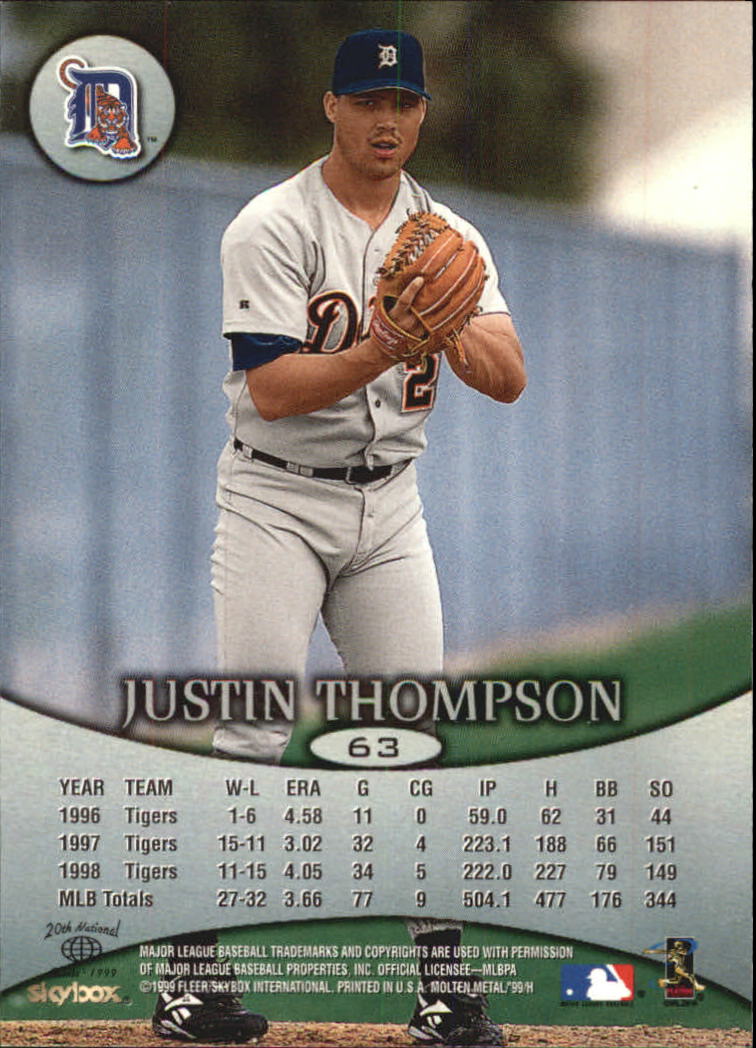 1999 Skybox Molten Metal Baseball "Main Set" Cards - Picture 91 of 215