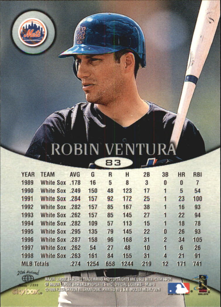 1999 Skybox Molten Metal Baseball "Main Set" Cards - Picture 115 of 215
