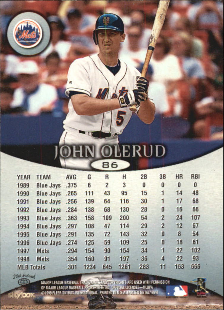 1999 Skybox Molten Metal Baseball "Main Set" Cards - Picture 119 of 215