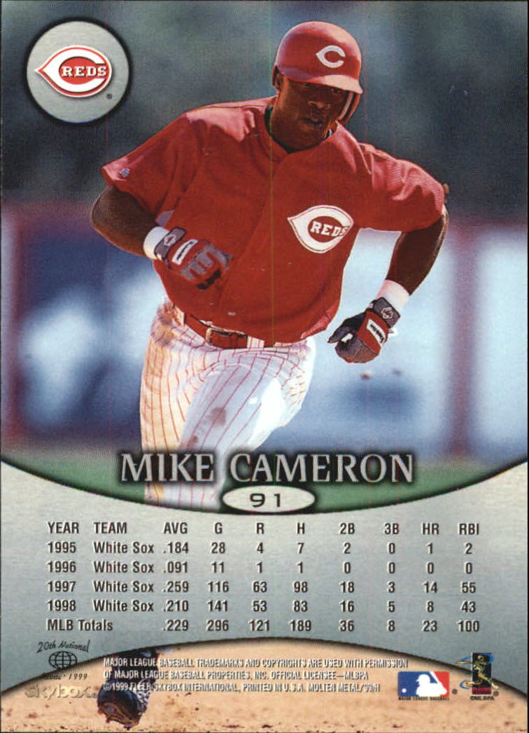 1999 Skybox Molten Metal Baseball "Main Set" Cards - Picture 127 of 215