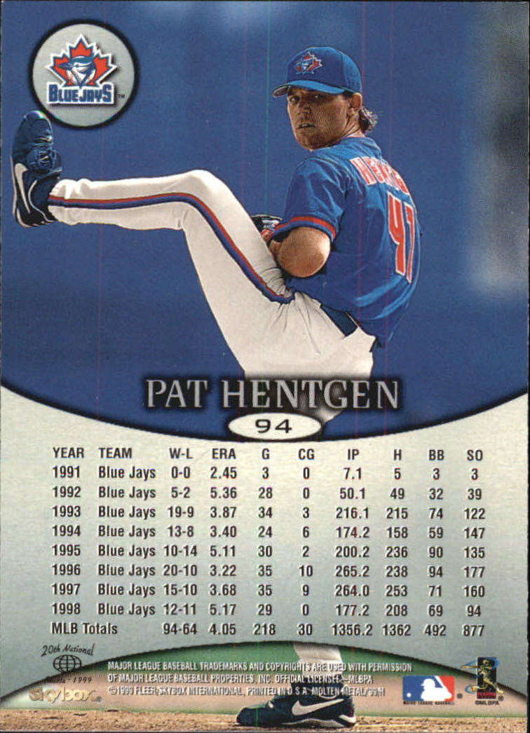 1999 Skybox Molten Metal Baseball "Main Set" Cards - Picture 129 of 215