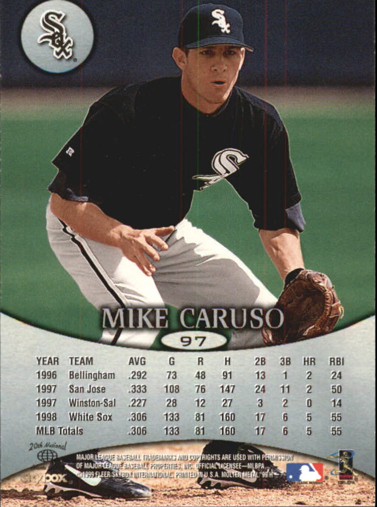 1999 Skybox Molten Metal Baseball "Main Set" Cards - Picture 135 of 215