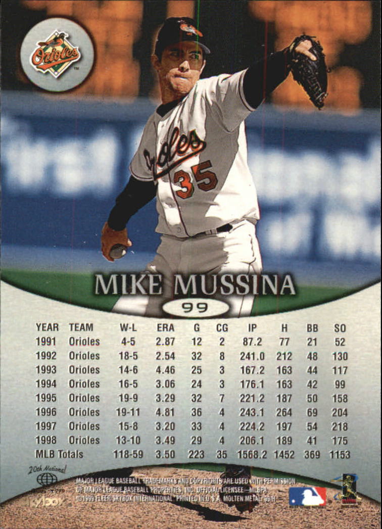 1999 Skybox Molten Metal Baseball "Main Set" Cards - Picture 137 of 215