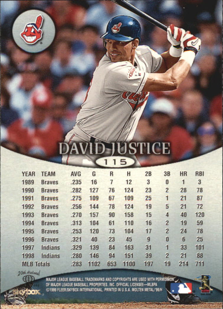 1999 Skybox Molten Metal Baseball "Main Set" Cards - Picture 163 of 215