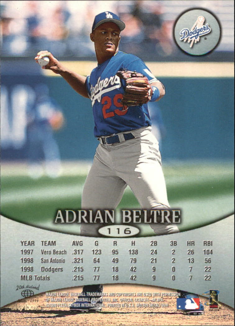 1999 Skybox Molten Metal Baseball "Main Set" Cards - Picture 165 of 215