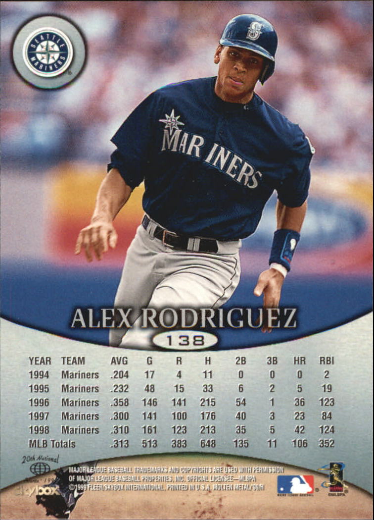 1999 Skybox Molten Metal Baseball "Main Set" Cards - Picture 199 of 215
