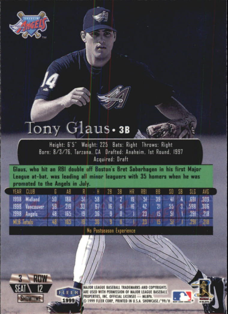 1999 Flair Showcase (Fleer) Baseball "Row 3" Main Set Cards - Picture 15 of 126