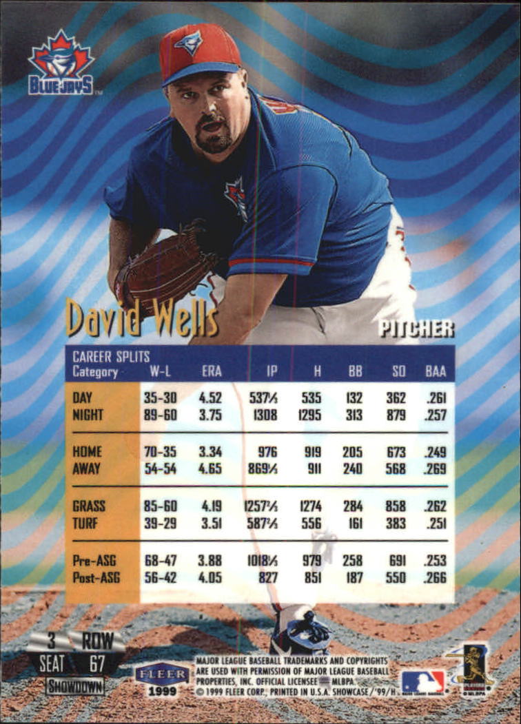 1999 Flair Showcase (Fleer) Baseball "Row 3" Main Set Cards - Picture 70 of 126