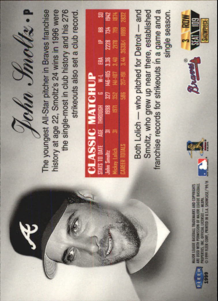 1999 Flair Showcase (Fleer) Baseball "Row 3" Main Set Cards - Picture 106 of 126