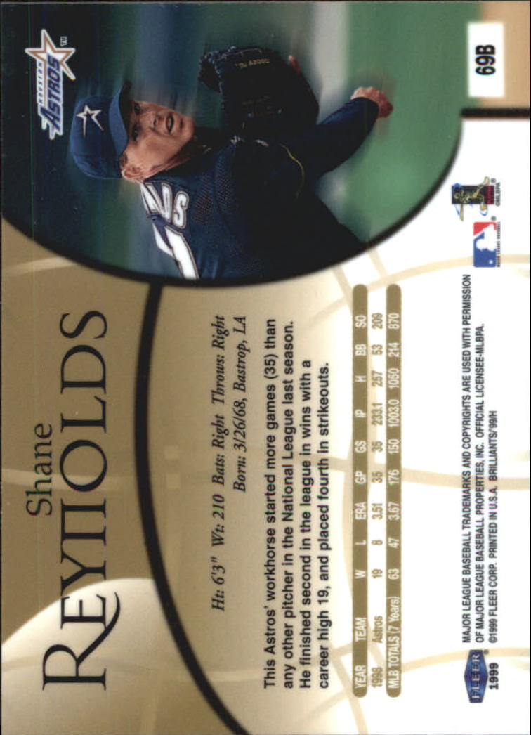 1999 Fleer Brilliants Baseball "Blue and Gold" Parallel Cards - Picture 35 of 84